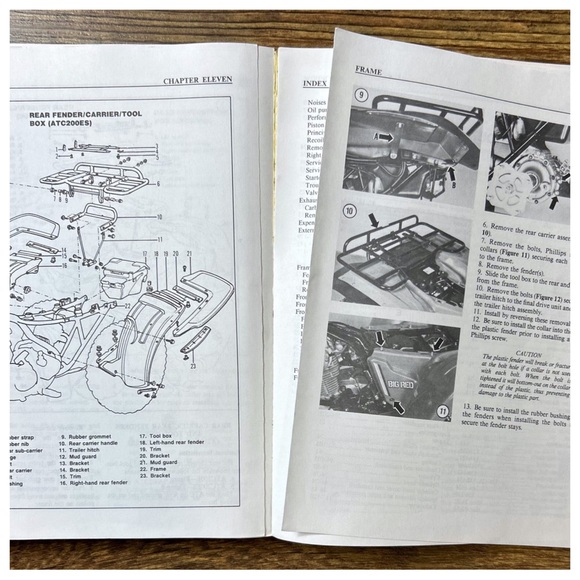 Vintage Honda ATC 185& 200 Manual - Picture 9 of 9